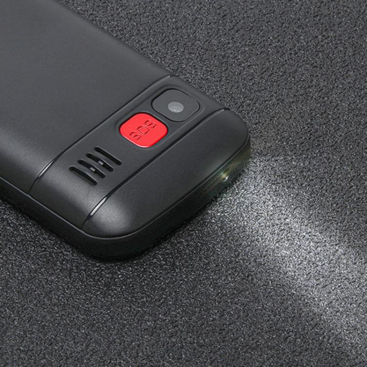 MXMID B210 Keypad Phone, 1.77 inch SC6531E, LED Flashlight, Big Keyboard Big Fonts, SOS, Network: 2G, Dual SIM, Plug:EU Plug(Black) - Mega Discount Store LebanonLebanon