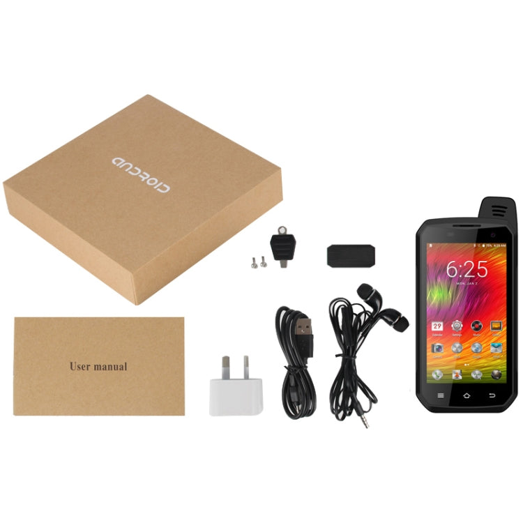 UNIWA B6000 PTT Walkie Talkie Rugged Phone, 4GB+64GB, IP68 Waterproof Dustproof Shockproof, 5000mAh Battery, 4.7 inch Android 9.0 MTK6762 Octa Core up to 2.0GHz, Network: 4G, NFC, OTG (Black) - Mega Discount Store LebanonLebanon