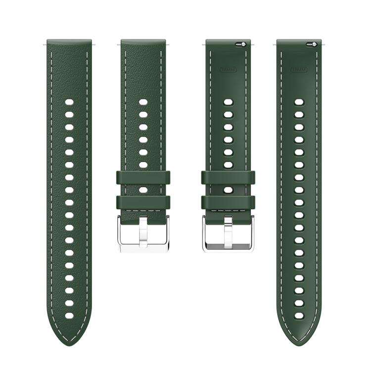 18mm Stitched Silicone Watch Band(Army Green) - Mega Discount Store LebanonLebanon
