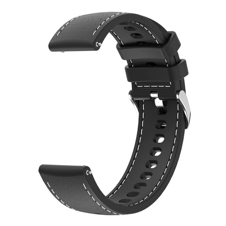 18mm Stitched Silicone Watch Band(Black) - Mega Discount Store LebanonLebanon