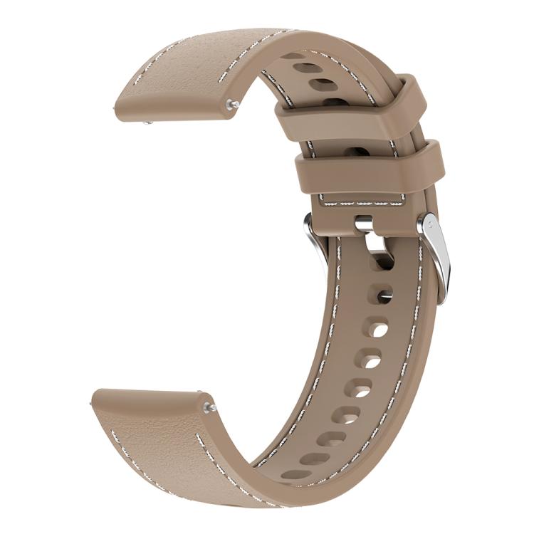 18mm Stitched Silicone Watch Band(Desert Silver) - Mega Discount Store LebanonLebanon