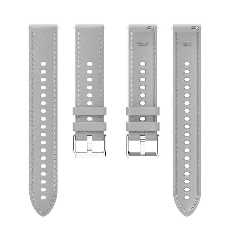 18mm Stitched Silicone Watch Band(Gray) - Mega Discount Store LebanonLebanon