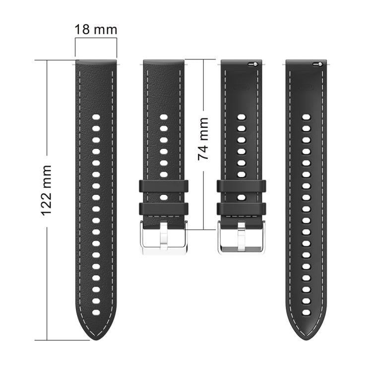 18mm Stitched Silicone Watch Band(Pink) - Mega Discount Store LebanonLebanon