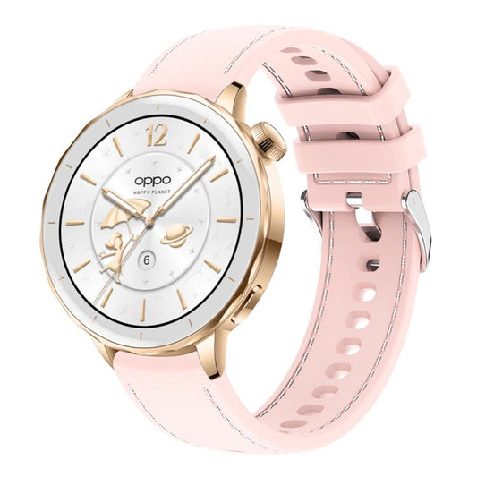 18mm Stitched Silicone Watch Band(Pink) - Mega Discount Store LebanonLebanon