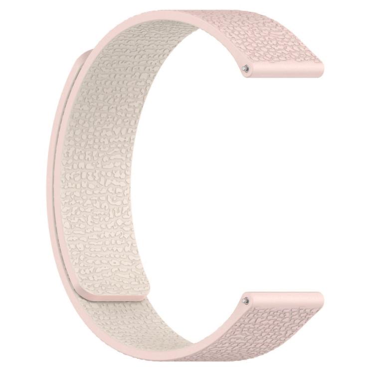 18mm xDfind Flat Head Litchi Texture Magnetic Silicone Watch Band(Pink Sstarlight) - Mega Discount Store LebanonLebanon