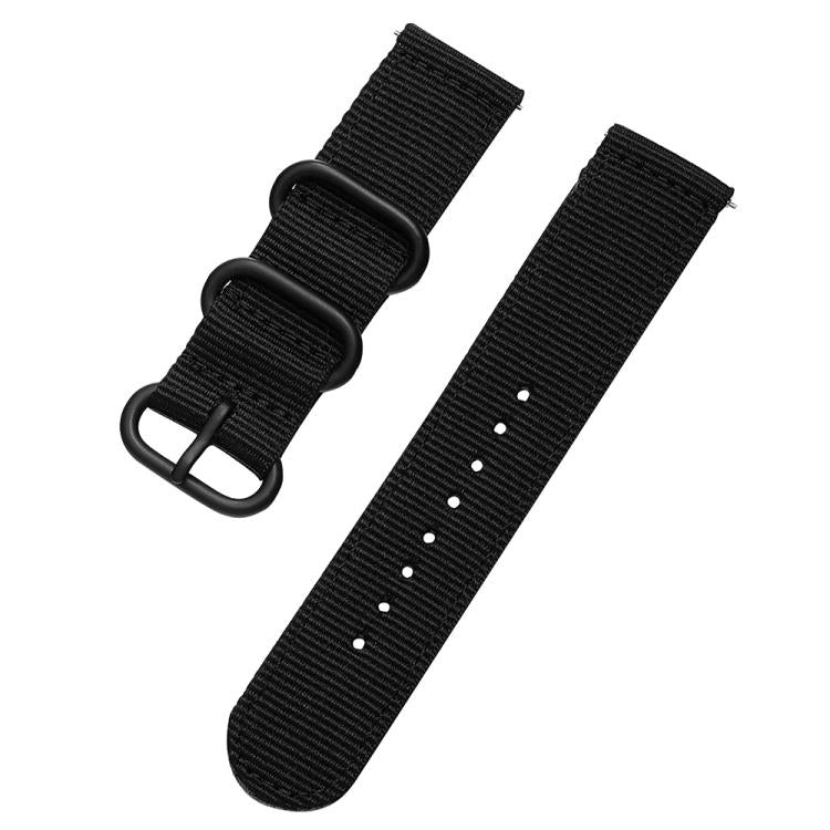 18mm xDfind Ring Buckle Nylon Canvas Watch Band(Black) - Mega Discount Store LebanonLebanon