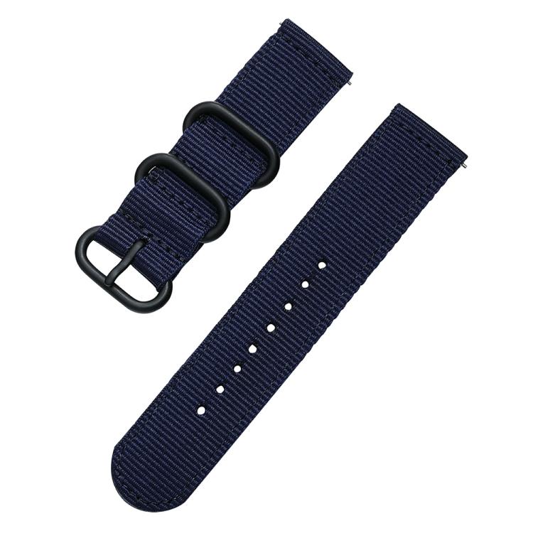 18mm xDfind Ring Buckle Nylon Canvas Watch Band(Midnight Blue) - Mega Discount Store LebanonLebanon