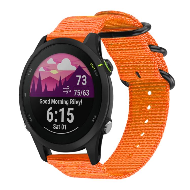 18mm xDfind Ring Buckle Nylon Canvas Watch Band(Orange) - Mega Discount Store LebanonLebanon