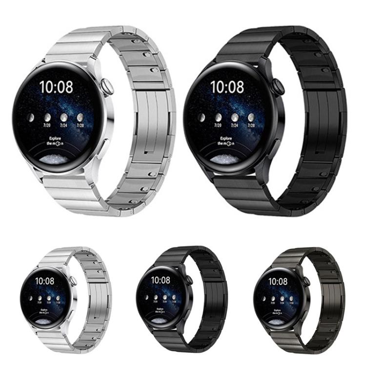 22mm One - beads Side - detachable Buckle Stainless Steel Watch Band(Black) - Mega Discount Store LebanonLebanon