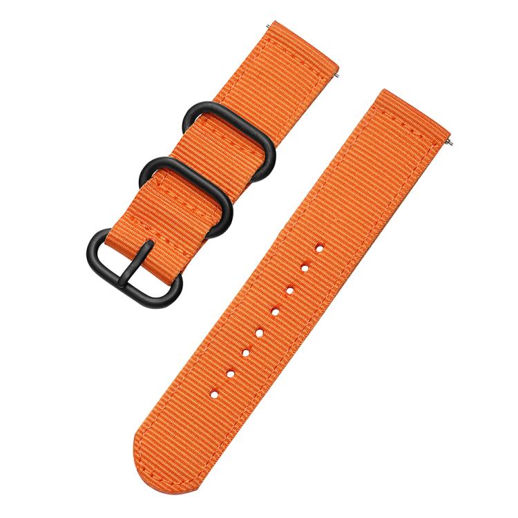 22mm xDfind Ring Buckle Nylon Canvas Watch Band(Orange) - Mega Discount Store LebanonLebanon