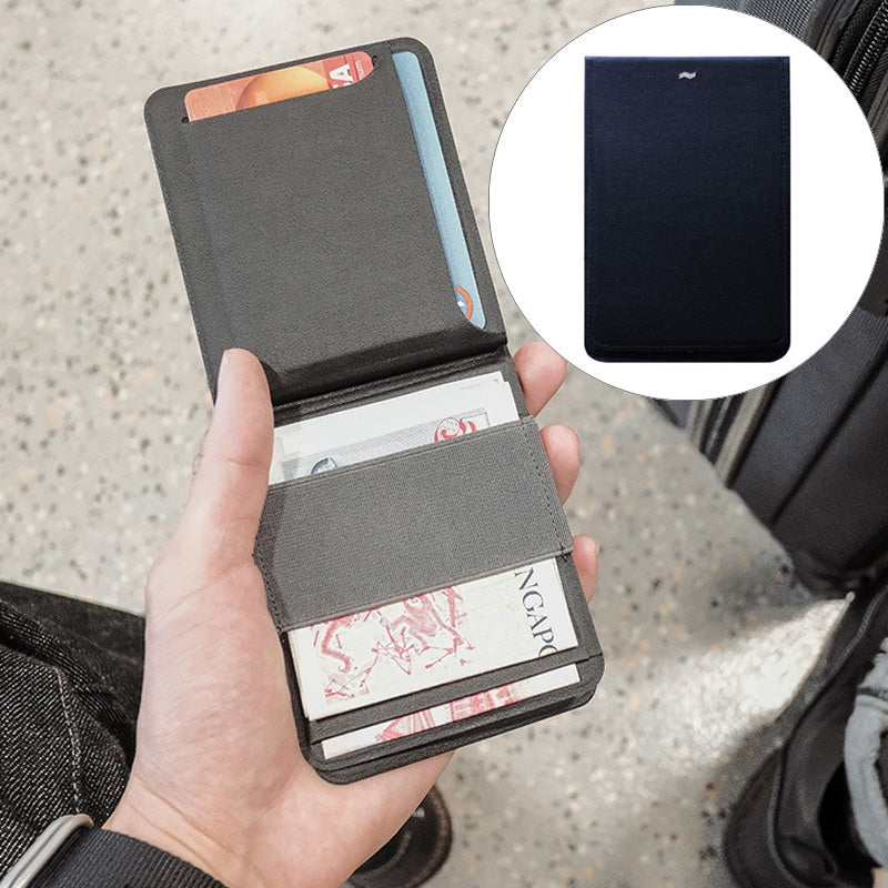 BEI WRH MAG Creative Magnetic Detachable Modular Wallet(Dark Blue)