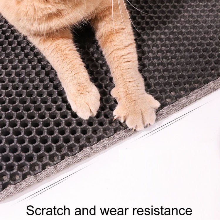 BEI WRH 45 x 30cm Filtering And Splash - Proof Litter Mat Pet Double Layer EVA Bedding Pads(Black) - Mega Discount Store LebanonLebanon