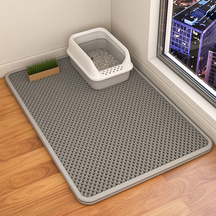 BEI WRH 45 x 30cm Filtering And Splash - Proof Litter Mat Pet Double Layer EVA Bedding Pads(Black) - Mega Discount Store LebanonLebanon
