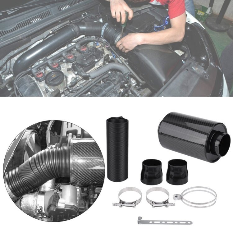 BEI WRH Carbon Fiber Air Intake Bellows Air Filter Kit Car Modification(Without Turbo Fan) - Mega Discount Store LebanonLebanon