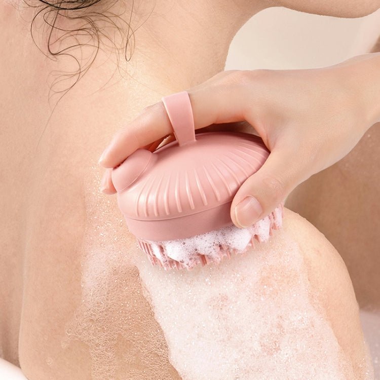 BEI WRH Multi - Functional Shower Scrubbing Ball Bathing Cleaning Brush Silicone Shower Brush, Color: Shampoo Pink - Mega Discount Store LebanonLebanon