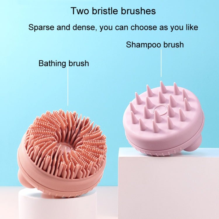 BEI WRH Multi - Functional Shower Scrubbing Ball Bathing Cleaning Brush Silicone Shower Brush, Color: Shampoo Pink - Mega Discount Store LebanonLebanon