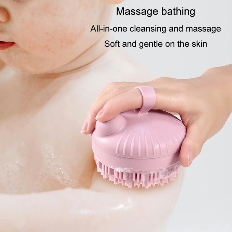 BEI WRH Multi - Functional Shower Scrubbing Ball Bathing Cleaning Brush Silicone Shower Brush, Color: Shampoo Pink - Mega Discount Store LebanonLebanon