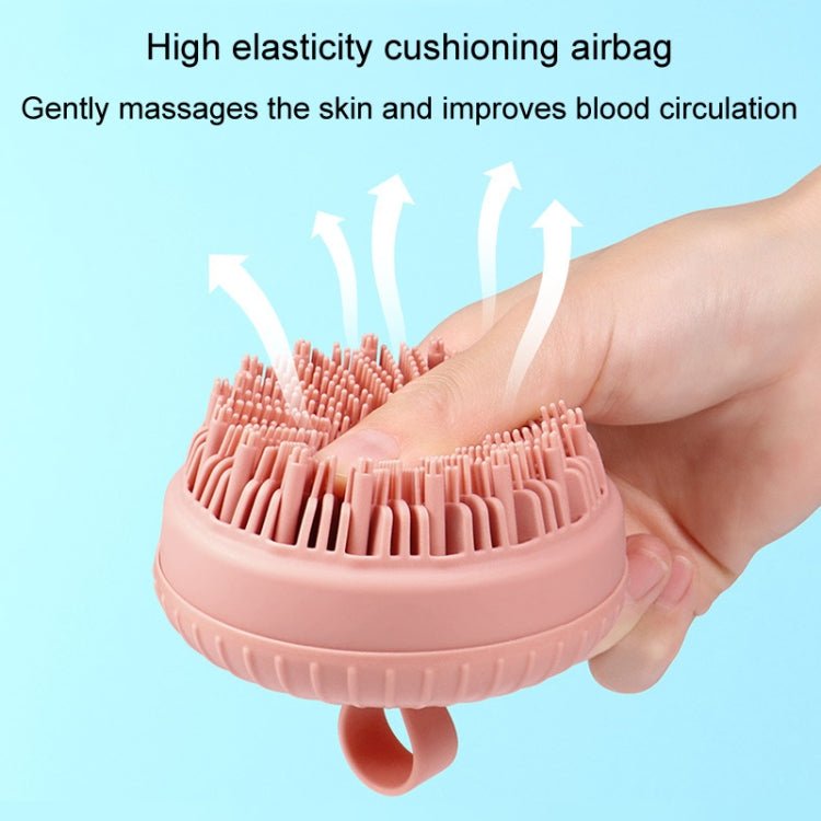 BEI WRH Multi - Functional Shower Scrubbing Ball Bathing Cleaning Brush Silicone Shower Brush, Color: Shampoo Pink - Mega Discount Store LebanonLebanon