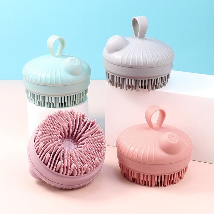 BEI WRH Multi - Functional Shower Scrubbing Ball Bathing Cleaning Brush Silicone Shower Brush, Color: Shampoo Pink - Mega Discount Store LebanonLebanon