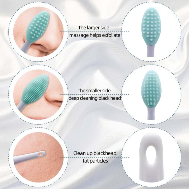 BEI WRH Silicone Cleaning Brush Beauty Tool Double Side Nose To Clean Blackhead Removers(Color Random Delivery) - Mega Discount Store LebanonLebanon