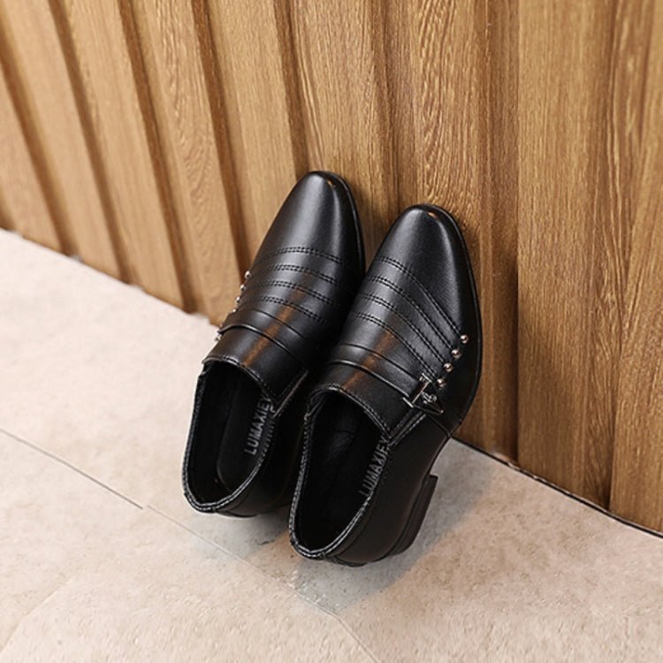 Children Dress Leather Shoes British Style Casual Performance Shoes, Size: 32(Black) - Mega Discount Store LebanonLebanon