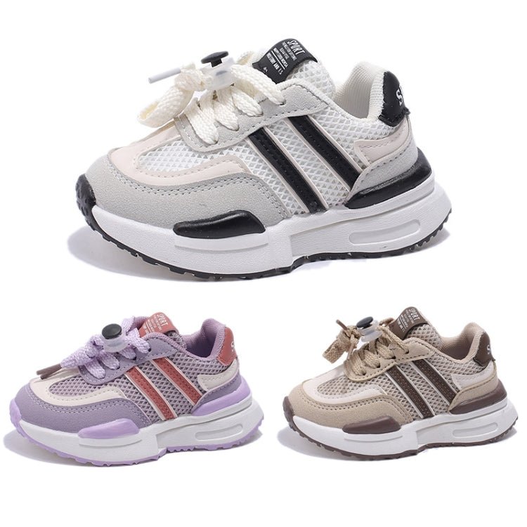 Children Sports Shoes Boys And Girls Baby Breathable Soft Bottom Toddler Shoes, Size: 26(Black) - Mega Discount Store LebanonLebanon