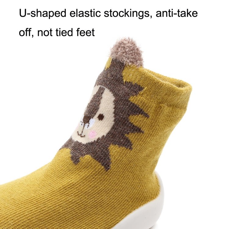 D2201 Children Cartoon Tube Floor Socks Knitted Soft Bottom Baby Shoes Socks, Size: 20 - 21(Pink Rabbit) - Mega Discount Store LebanonLebanon