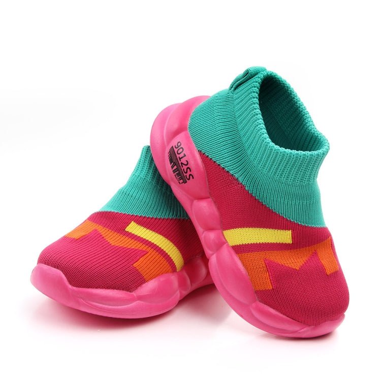 D2232 Breathable Baby Walking Shoes Fly Woven Mesh Children Casual Shoes, Size: 21(Green) - Mega Discount Store LebanonLebanon