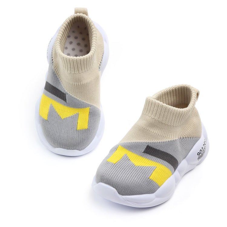 D2232 Breathable Baby Walking Shoes Fly Woven Mesh Children Casual Shoes, Size: 23(Gray) - Mega Discount Store LebanonLebanon