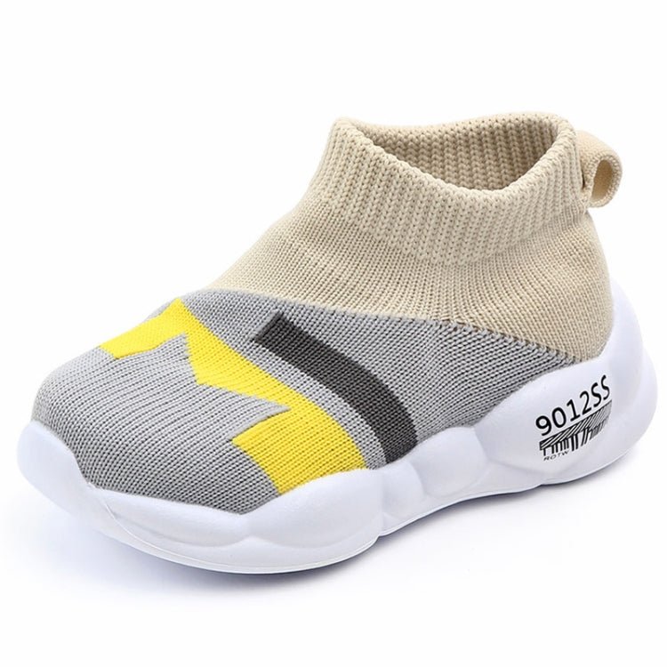 D2232 Breathable Baby Walking Shoes Fly Woven Mesh Children Casual Shoes, Size: 24(Gray) - Mega Discount Store LebanonLebanon