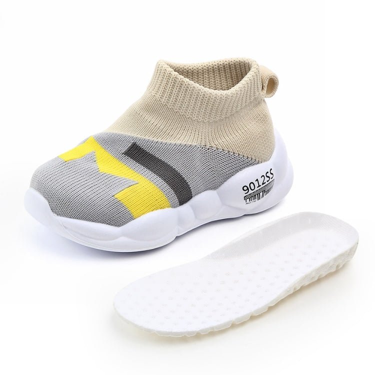 D2232 Breathable Baby Walking Shoes Fly Woven Mesh Children Casual Shoes, Size: 25(Yellow) - Mega Discount Store LebanonLebanon