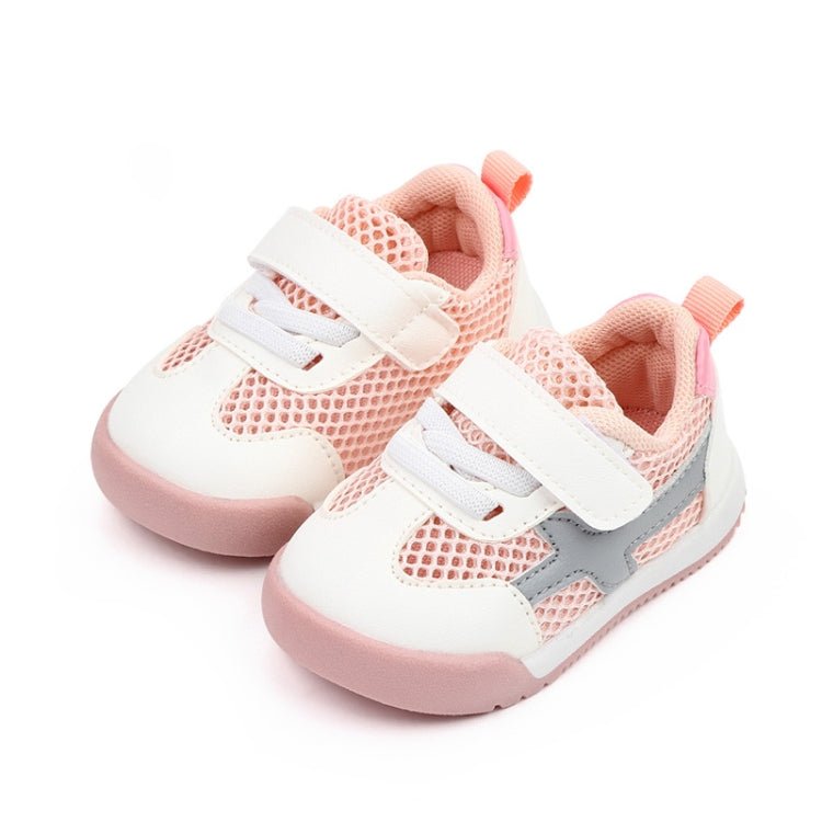 D2678 Autumn Baby Shoes Super Skin Children Sport White Shoees, Size: 15(Single Net Pink) - Mega Discount Store LebanonLebanon