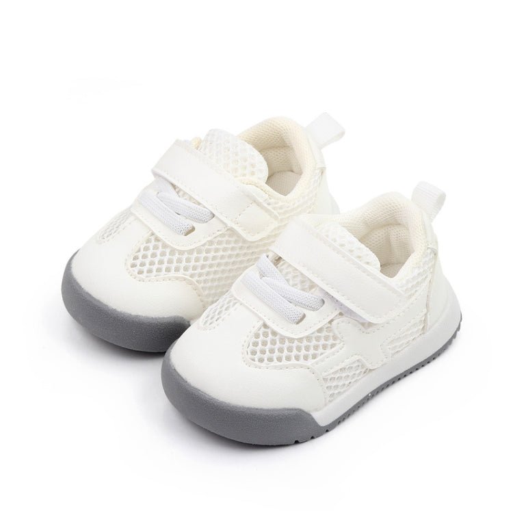 D2678 Autumn Baby Shoes Super Skin Children Sport White Shoees, Size: 17(Single Net White) - Mega Discount Store LebanonLebanon