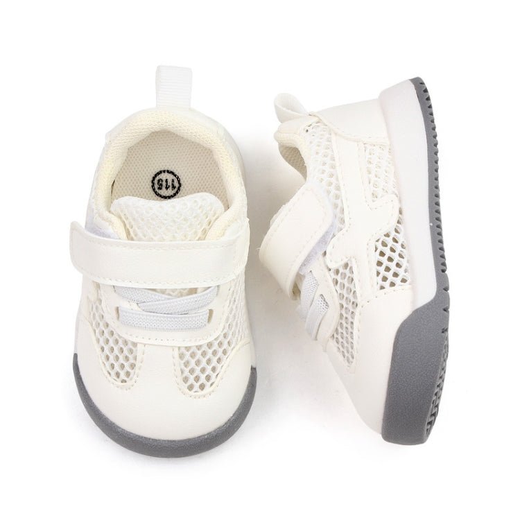 D2678 Autumn Baby Shoes Super Skin Children Sport White Shoees, Size: 17(Single Net White) - Mega Discount Store LebanonLebanon