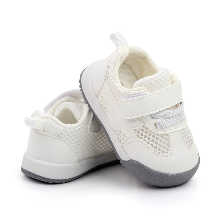 D2678 Autumn Baby Shoes Super Skin Children Sport White Shoees, Size: 19(Single Net White) - Mega Discount Store LebanonLebanon
