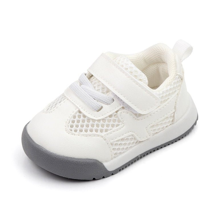 D2678 Autumn Baby Shoes Super Skin Children Sport White Shoees, Size: 19(Single Net White) - Mega Discount Store LebanonLebanon