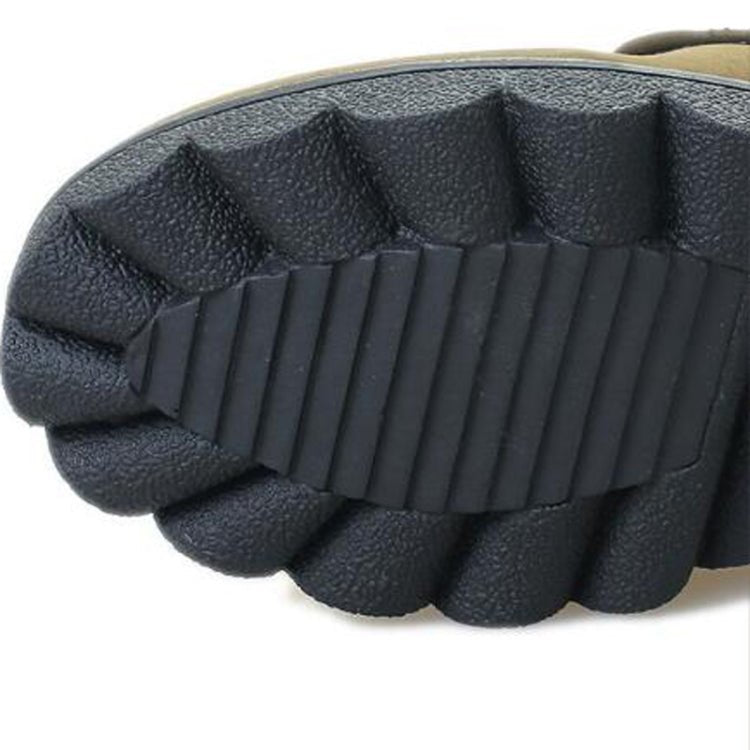 Fashion Square High Heels Solid Color Sneakers Women Snow Boots, Shoe Size:37(Yellow) - Mega Discount Store LebanonLebanon