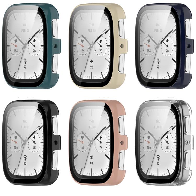 For Amazfit Active 2 Square Tempered Film Integrated PC Watch Protective Cover(Green) - Mega Discount Store LebanonLebanon