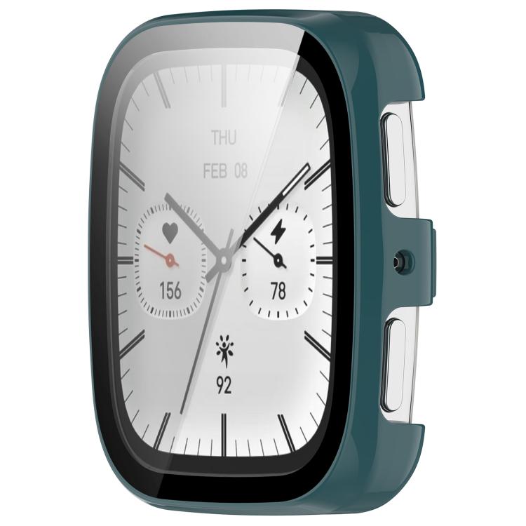 For Amazfit Active 2 Square Tempered Film Integrated PC Watch Protective Cover(Green) - Mega Discount Store LebanonLebanon
