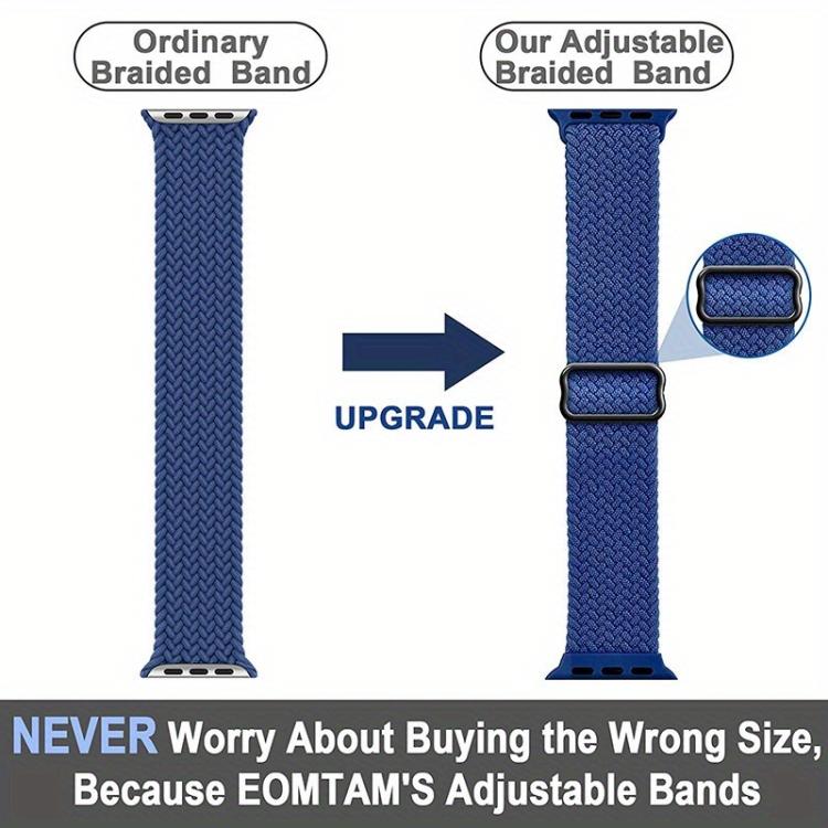 For Apple Watch Series 45mm Ladder Buckle Loop Nylon Watch Band with Film Frosted PC Cover(Army Green) - Mega Discount Store LebanonLebanon