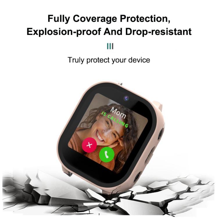 For Cosmo JrTrack 3 Tempered Glass Film Integrated PC Watch Protective Cover(Ink Blue) - Mega Discount Store LebanonLebanon