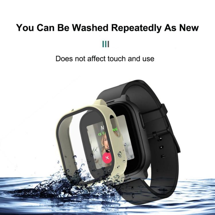 For Cosmo JrTrack 5 Tempered Glass Film Integrated PC Watch Protective Cover(Transparent White) - Mega Discount Store LebanonLebanon