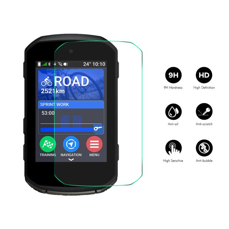 For Garmin Edge 850 / 550 2pcs ENKAY Hat - Prince 0.2mm 9H Tempered Glass Screen Protector Watch Film - Mega Discount Store LebanonLebanon