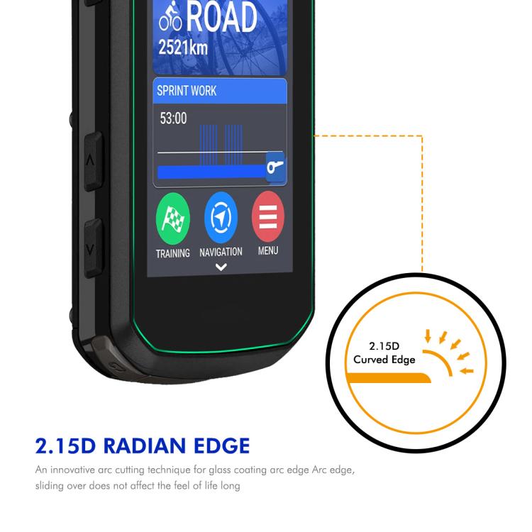 For Garmin Edge 850 / 550 ENKAY Hat - Prince 0.2mm 9H Tempered Glass Screen Protector Watch Film - Mega Discount Store LebanonLebanon