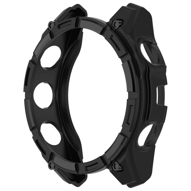 For Garmin Fenix 8 Pro 47mm AMOLED Armor Hollow TPU Half Coverage Watch Protective Cover(Black) - Mega Discount Store LebanonLebanon