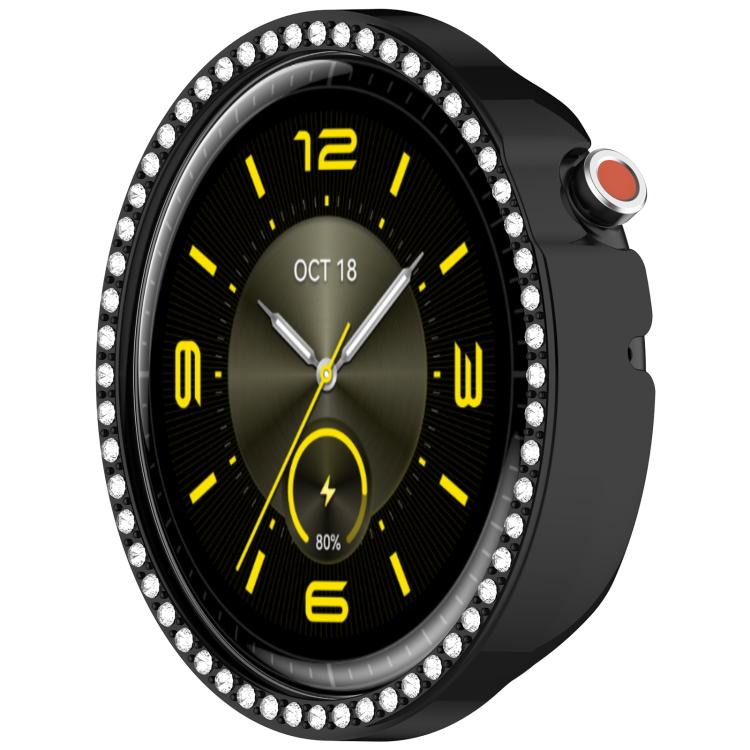 For Honor Watch Fit Elegant Single Row Diamond Half Coverage Hollow TPU Watch Cover(Black) - Mega Discount Store LebanonLebanon