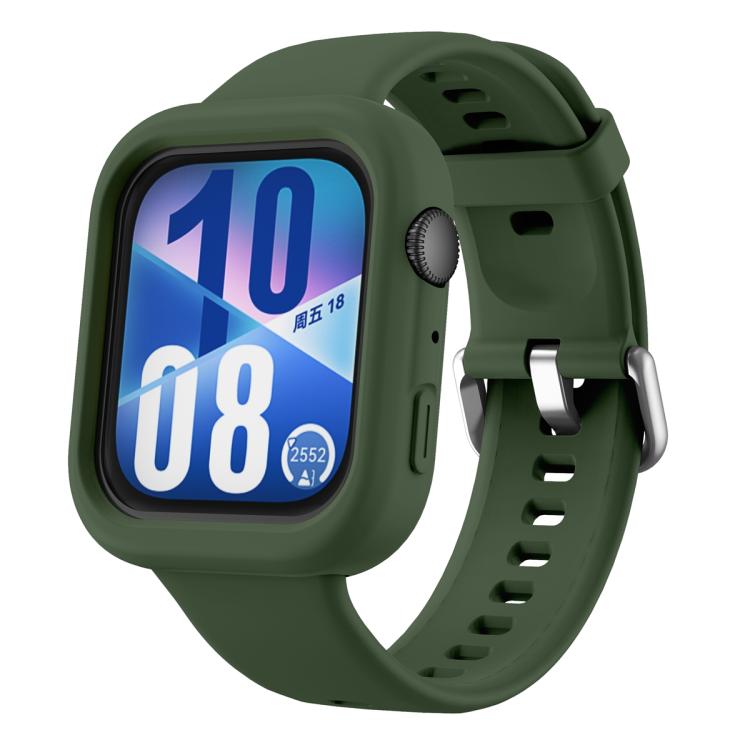 For Huawei Watch Fit 4 Silicone Watch Protective Case(Army Green) - Mega Discount Store LebanonLebanon