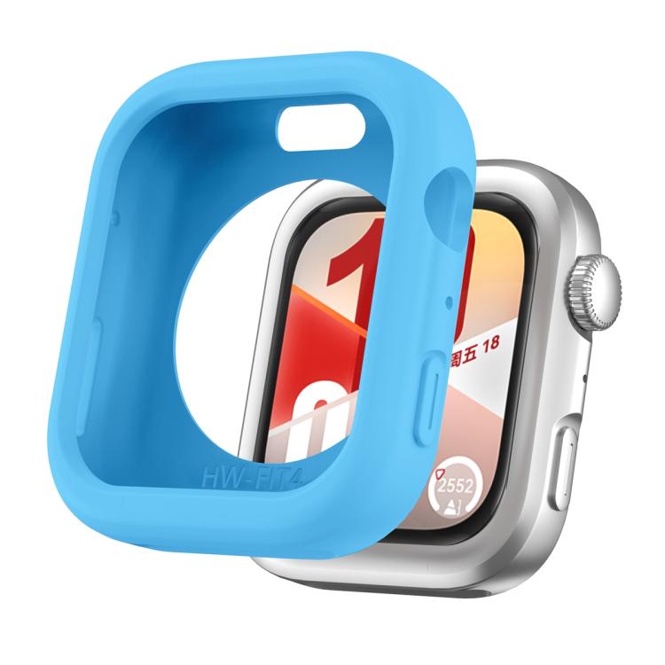 For Huawei Watch Fit 4 Silicone Watch Protective Case(Sky Blue) - Mega Discount Store LebanonLebanon