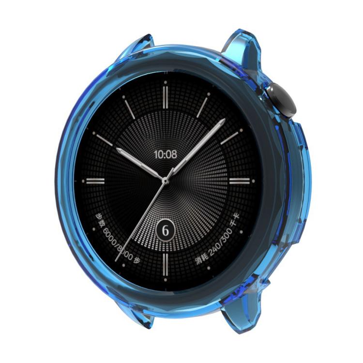 For OPPO Watch X2 Mini Half Coverage Hollow TPU Watch Protective Cover(Transparent Blue) - Mega Discount Store LebanonLebanon