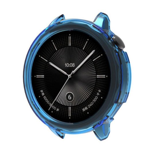For OPPO Watch X2 Mini Half Coverage Hollow TPU Watch Protective Cover(Transparent Blue) - Mega Discount Store LebanonLebanon
